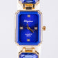 Ceas din Aliaj Placat cu Aur ( 200 grame ) cu Cristal Albastru Emporia®