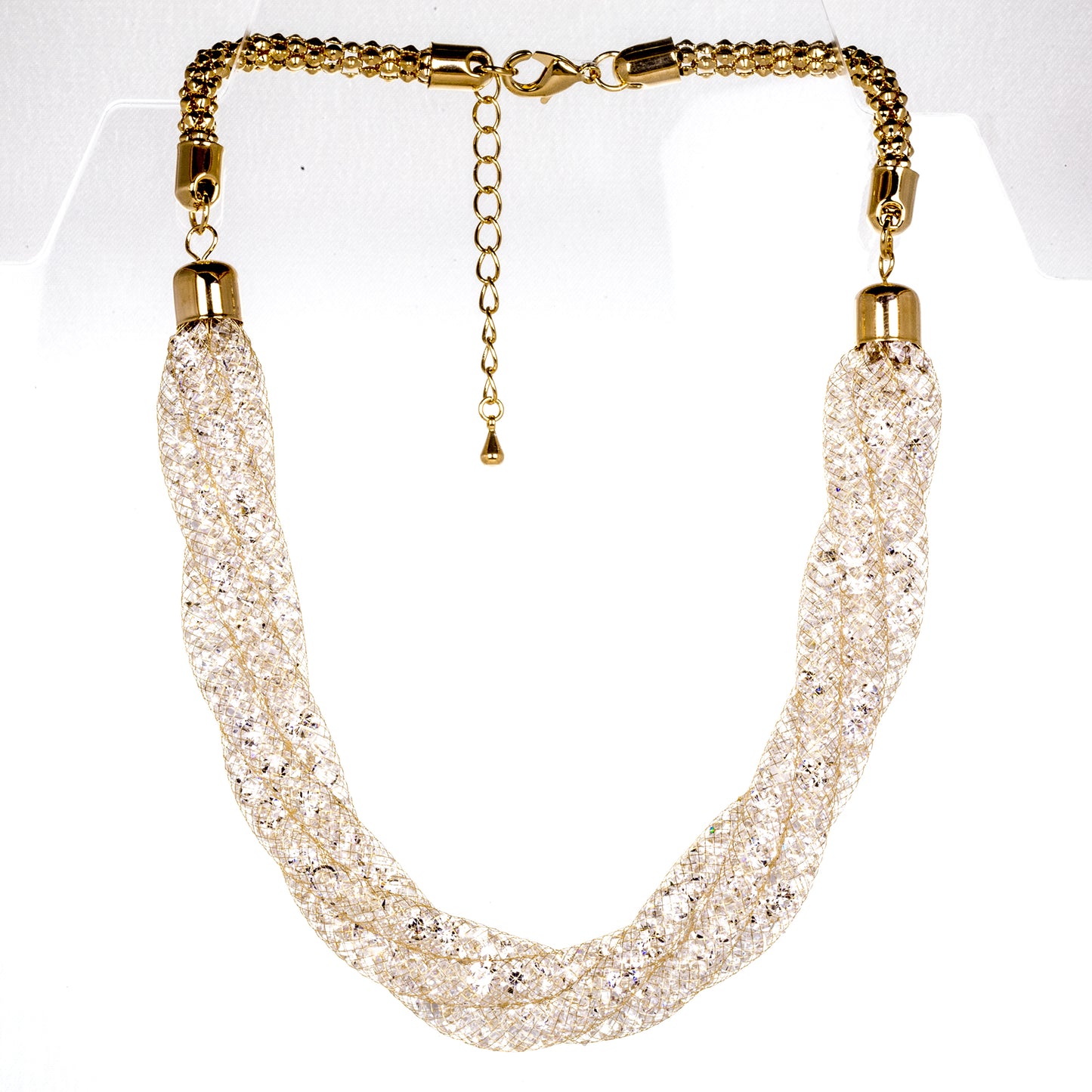 Set din Aliaj Placat cu Aur cu Cristal Multicolor Emporia®