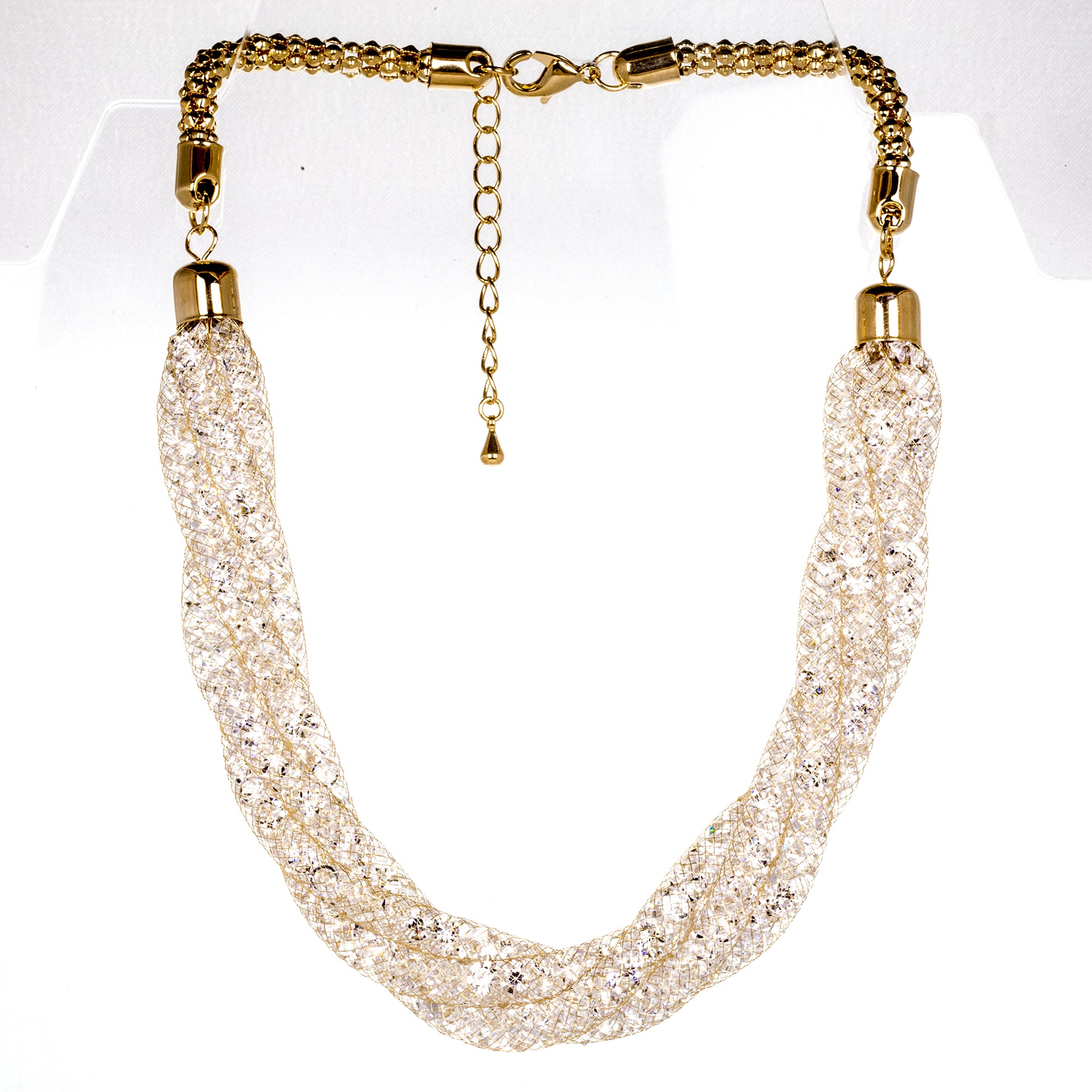 Set din Aliaj Placat cu Aur cu Cristal Multicolor Emporia® 2 