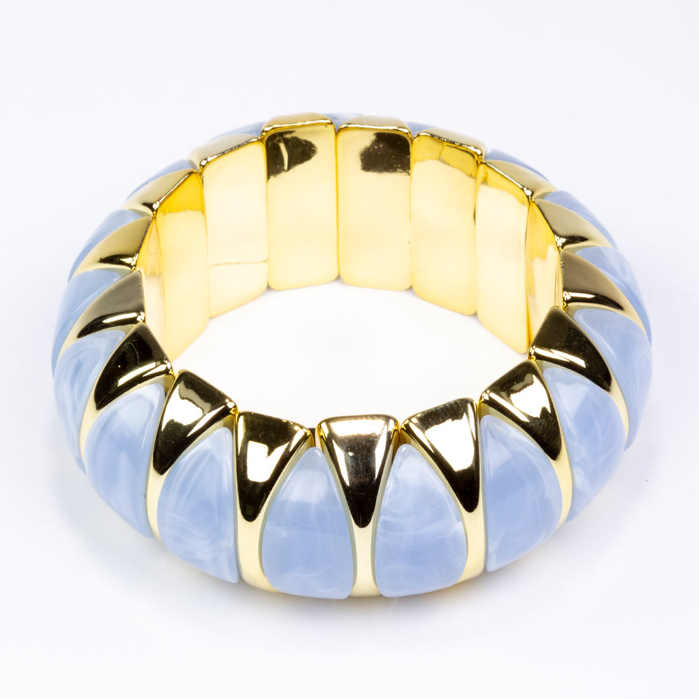 Brățară din Mărgele ( 50.5 grame ) cu Cristal Albastru Emporia® 2 