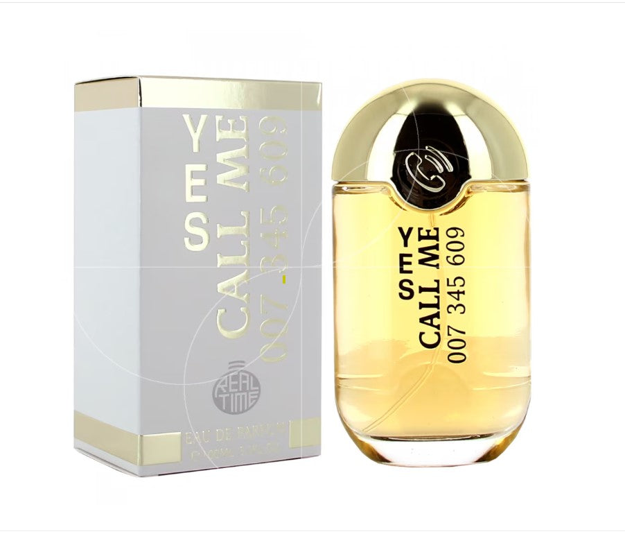 100ml Eau de Parfum Real Time Yes Call Me cu Arome Floral-Fructate și note dulci-orientale 1 