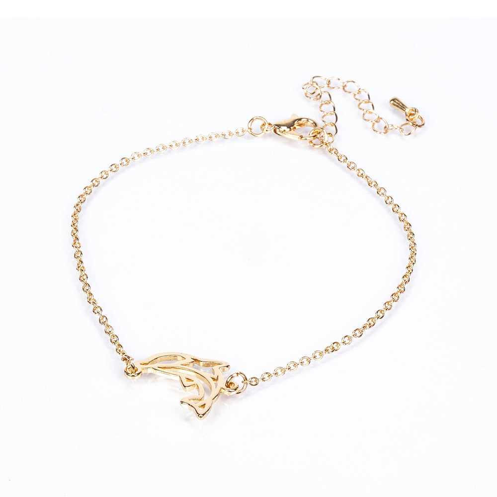 Set din Aliaj Placat cu Aur ( 6.5 grame ) ( Colier+Brățară ) 3 