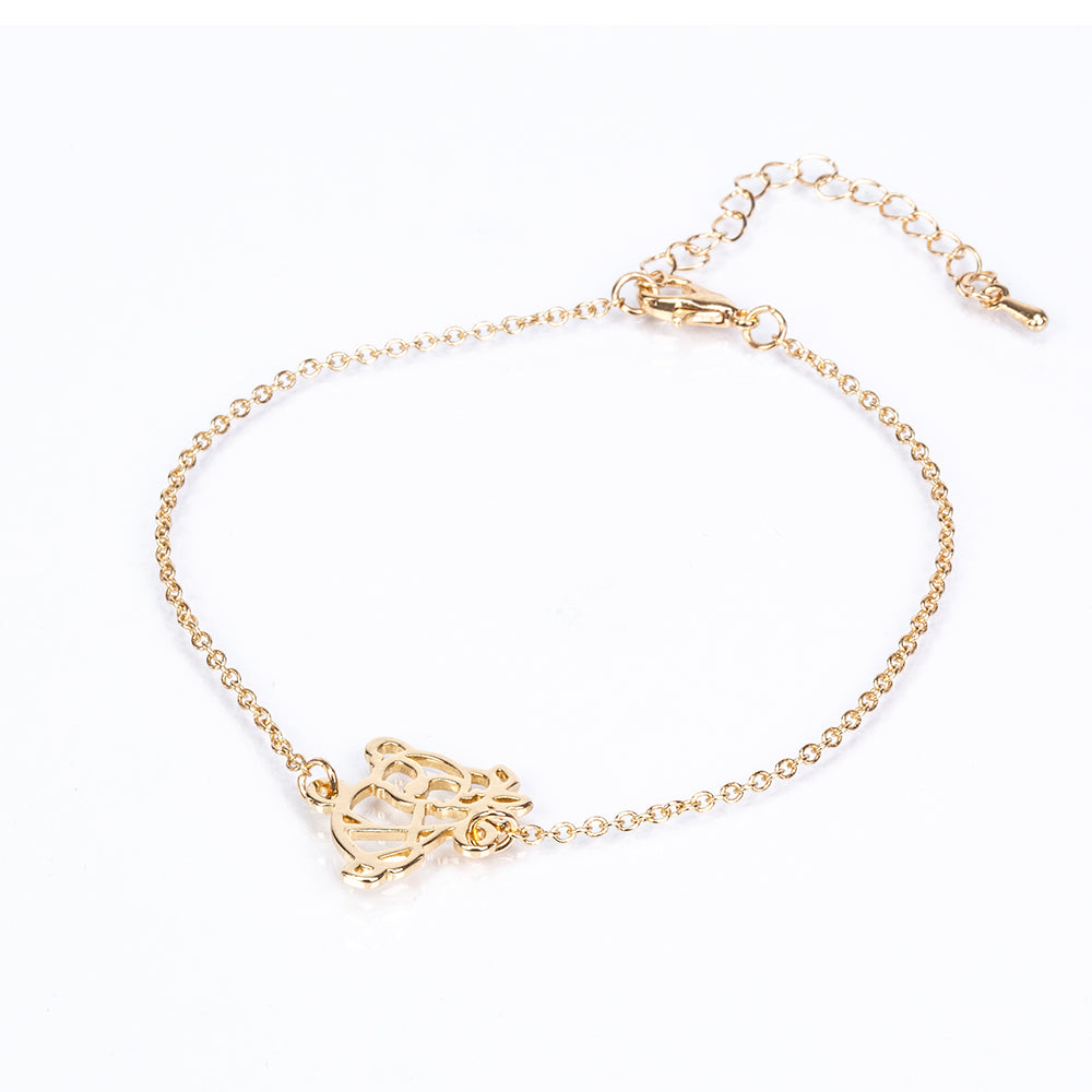 Set din Aliaj Placat cu Aur ( 6.5 grame ) ( Colier+Brățară ) 3 