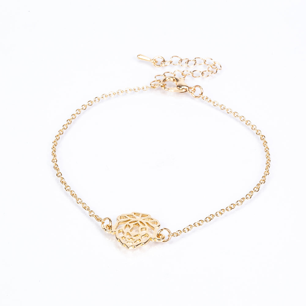 Set din Aliaj Placat cu Aur ( 6.5 grame ) ( Colier+Brățară ) 3 