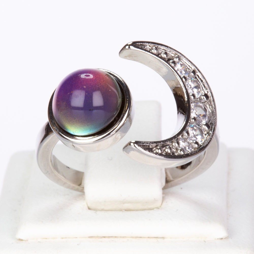 Inel din Aliaj Placat cu Aur ( 5 grame ) cu Cristal Alb Emporia® 1 