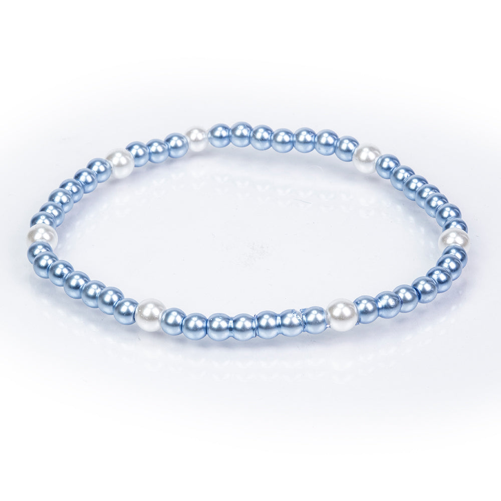 Set din Mărgele ( 40 grame ) cu Perlă de cristal ( Brățară ) 4 