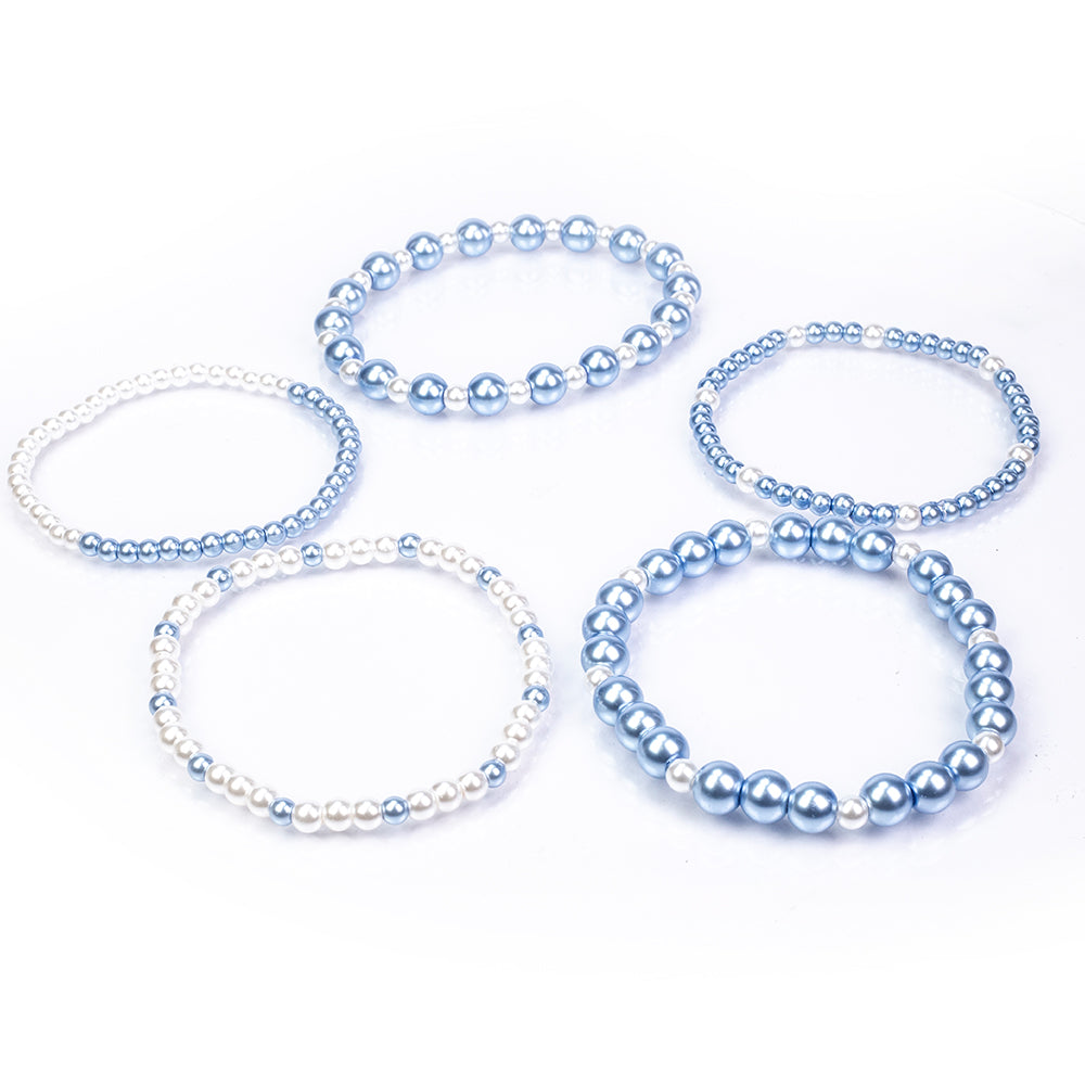 Set din Mărgele ( 40 grame ) cu Perlă de cristal ( Brățară ) 1 