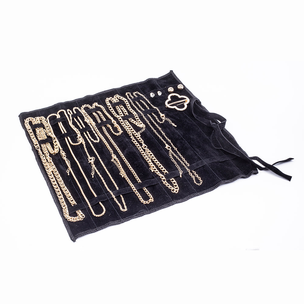 Set din Aliaj Placat cu Aur ( 0.48 grame ) cu Cristal Alb Emporia® 2.4 Carate ( Colier+Cercei+Brățară ) 1 