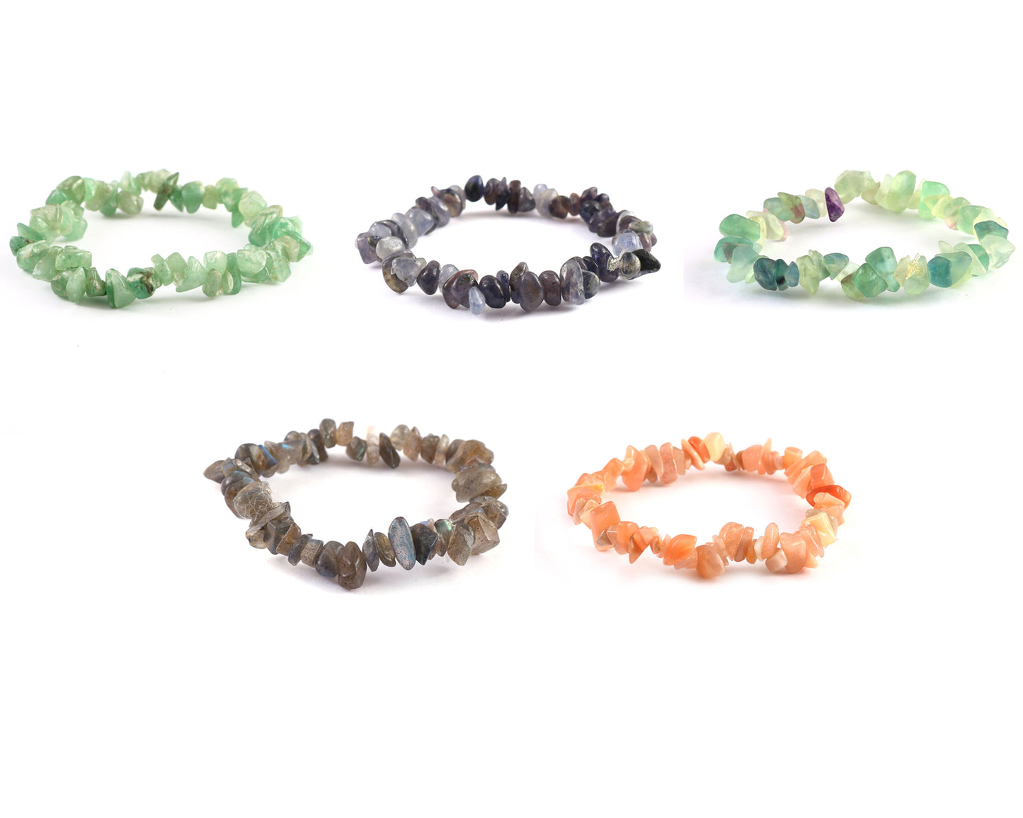 Set din Pepită cu Labradorit și Citrin