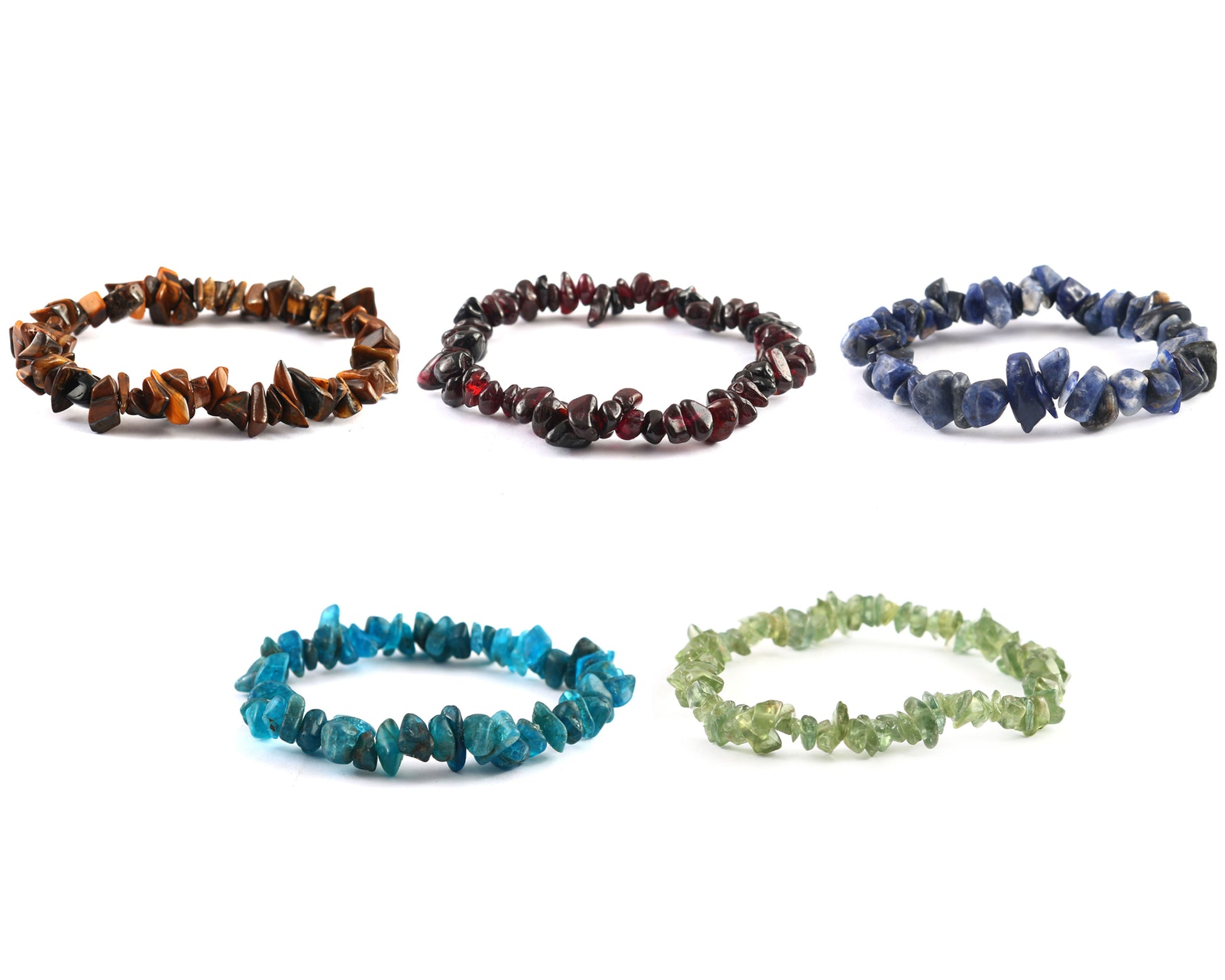 Set din Pepită cu Labradorit și Citrin 5 