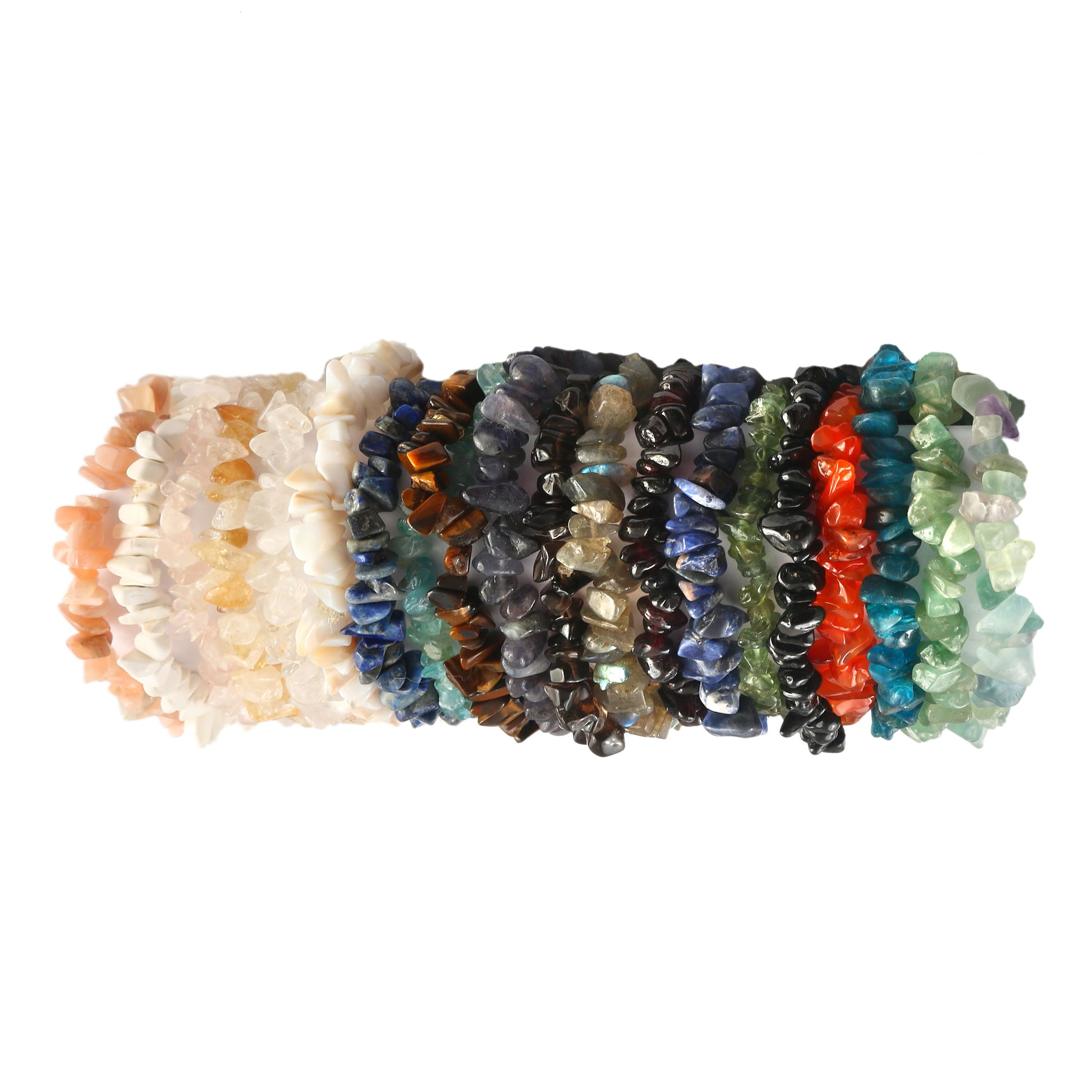 Set din Pepită cu Labradorit și Citrin 1 