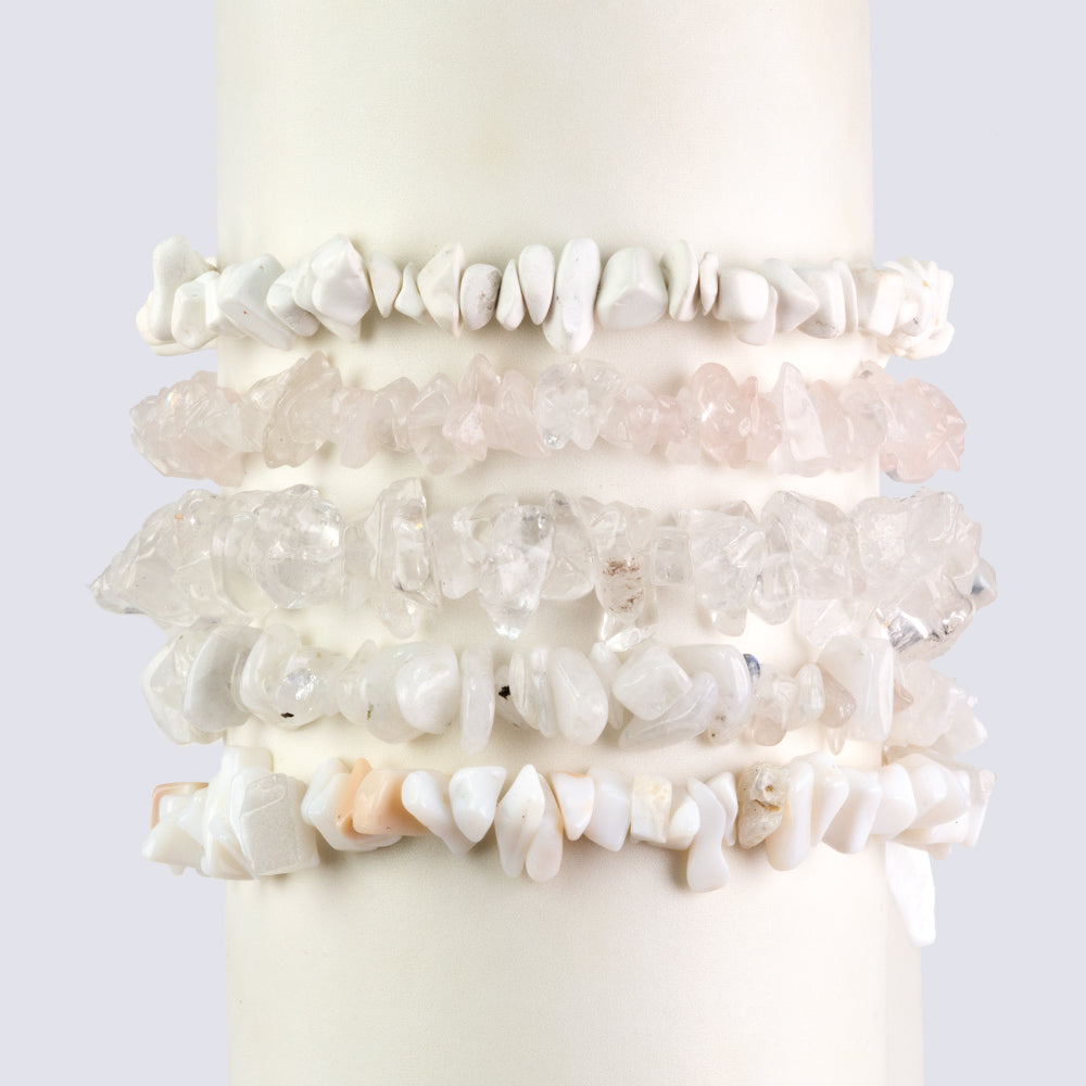 Set din Pepită ( 222.67 grame ) cu Granat Roșu și Piatra Lunii Curcubeu 1113.36 Carate ( Brățară )