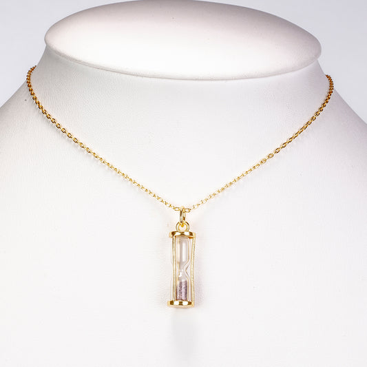 Colier din Aliaj Placat cu Aur ( 5.95 grame ) cu Rubin Thailandez 1.15 Carate