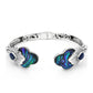 Brățară din Argint 925 ( 20.18 grame ) cu Scoică Abalone și Lapis Lazuli 9.6 Carate