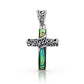Cruce Pandantiv din Argint 925 ( 4.49 grame ) cu Scoică Abalone 1.1 Carate