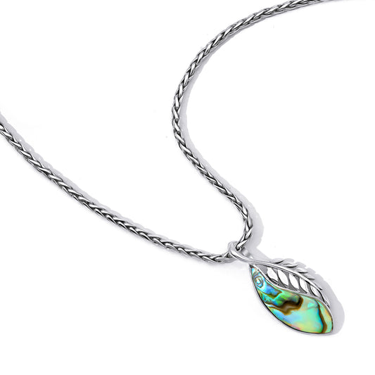 Pandantiv din Argint 925 ( 3.5 grame ) cu Scoică Abalone 1 Carate