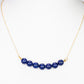 Colier din Argint 925 Placat cu Aur ( 1.84 grame ) cu Lapis Lazuli 28 Carate