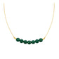 Colier din Argint 925 Placat cu Aur ( 1.84 grame ) cu Jad verde 26.05 Carate