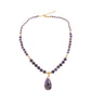 Colier din Aliaj Placat cu Aur ( 4.53 grame ) cu Ametist 110.95 Carate