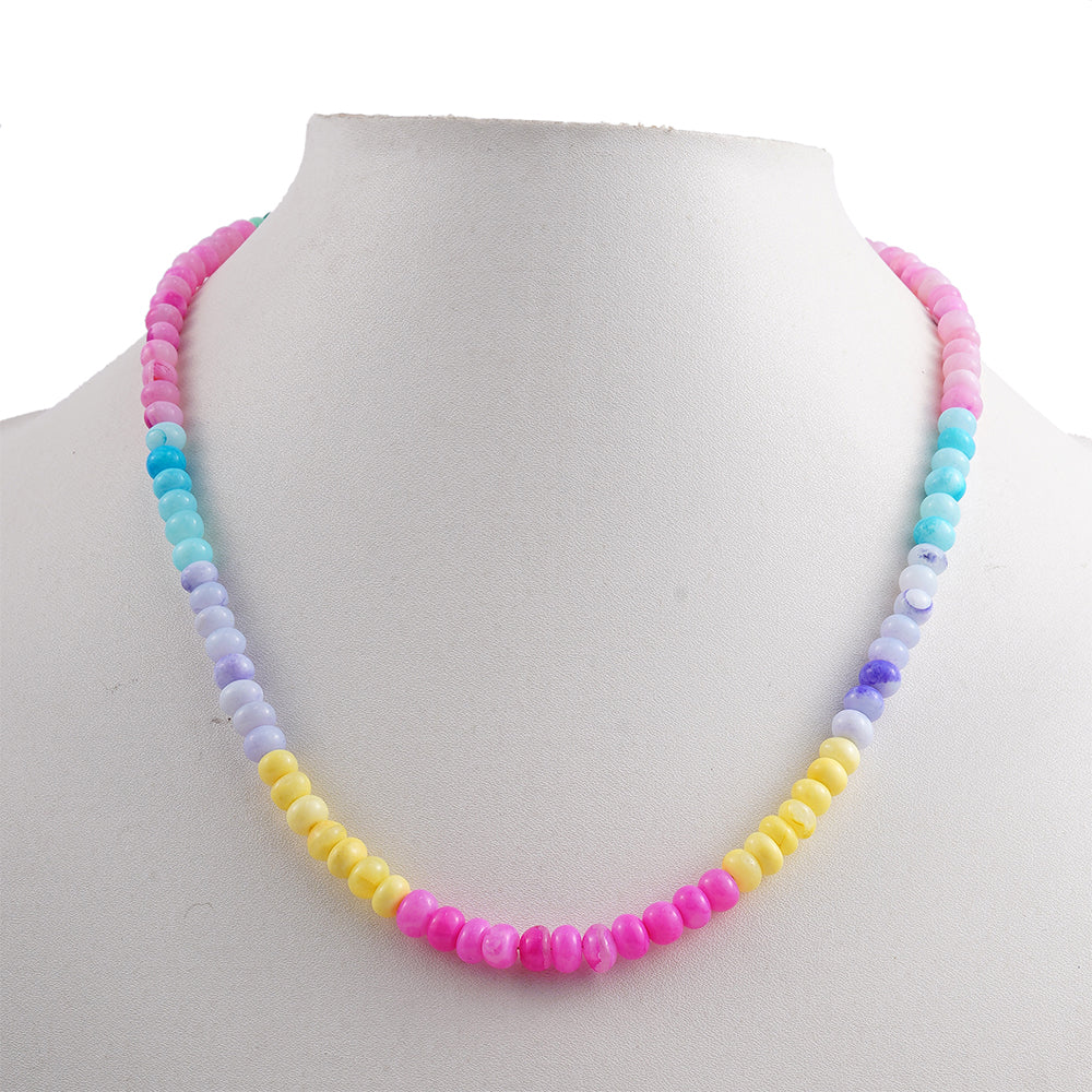 Colier din Aliaj Placat cu Aur ( 3.12 grame ) cu Opal 94.03 Carate