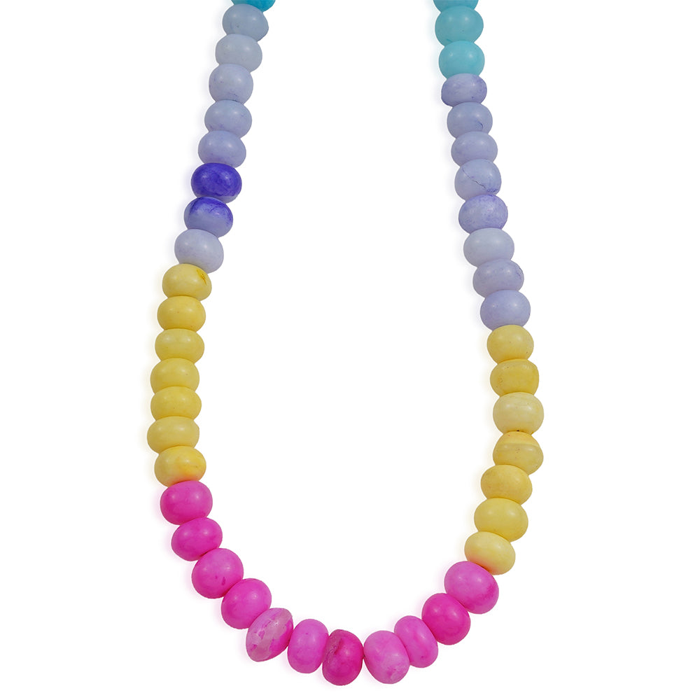 Colier din Aliaj Placat cu Aur ( 3.12 grame ) cu Opal 94.03 Carate