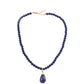 Colier din Aliaj Placat cu Aur ( 5.91 grame ) cu Lapis Lazuli 29.57 Carate