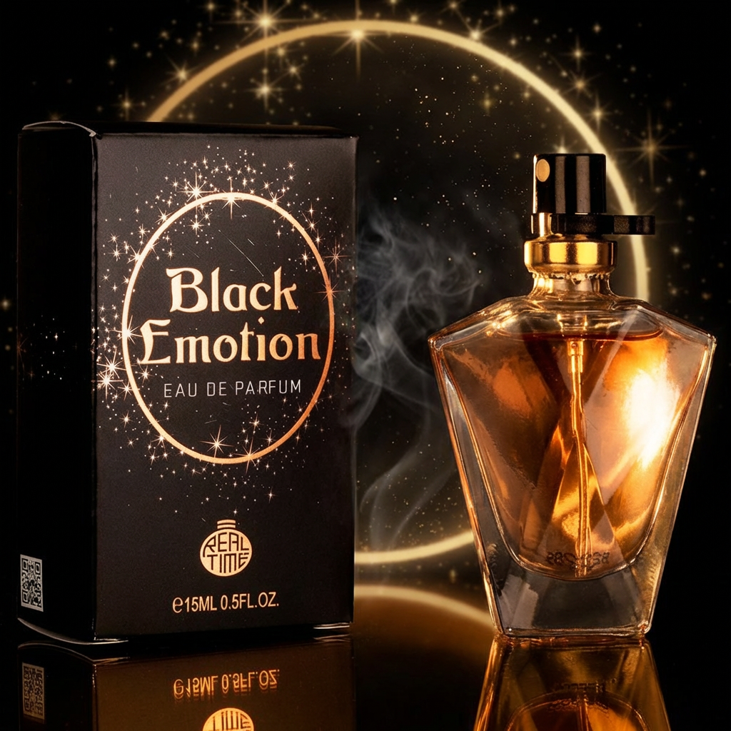 15 ml EDP " BLACK EMOTION" parfum oriental cu aromă de vanilie 1 
