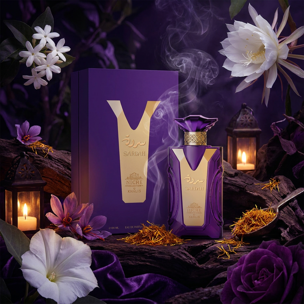 100 ml Eau de Perfume Oriental SARDAH (TOP: Saffron, Osmanthus and Magnolia; MIDDLE: Passionfruit, Tuberose, Patchouli and Agarwood (Oud); BASE: Madagascar Vanilla, Ambroxan, Myrrh, Musk, Incense and Cedarwood) 3 