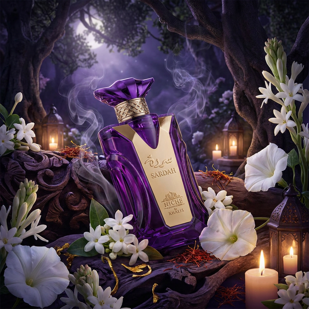 100 ml Eau de Perfume Oriental SARDAH (TOP: Saffron, Osmanthus and Magnolia; MIDDLE: Passionfruit, Tuberose, Patchouli and Agarwood (Oud); BASE: Madagascar Vanilla, Ambroxan, Myrrh, Musk, Incense and Cedarwood) 4 