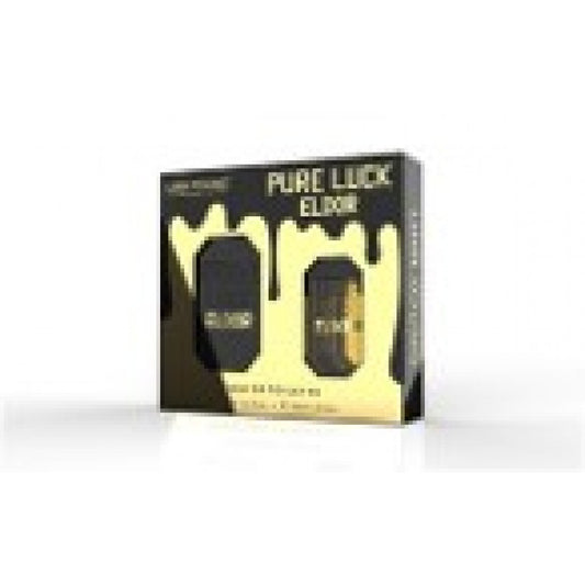Linn Young EDT 100 ml + 30 ml „Pure Luck Elixir” – parfum lemnos-aromatic pentru bărbați.