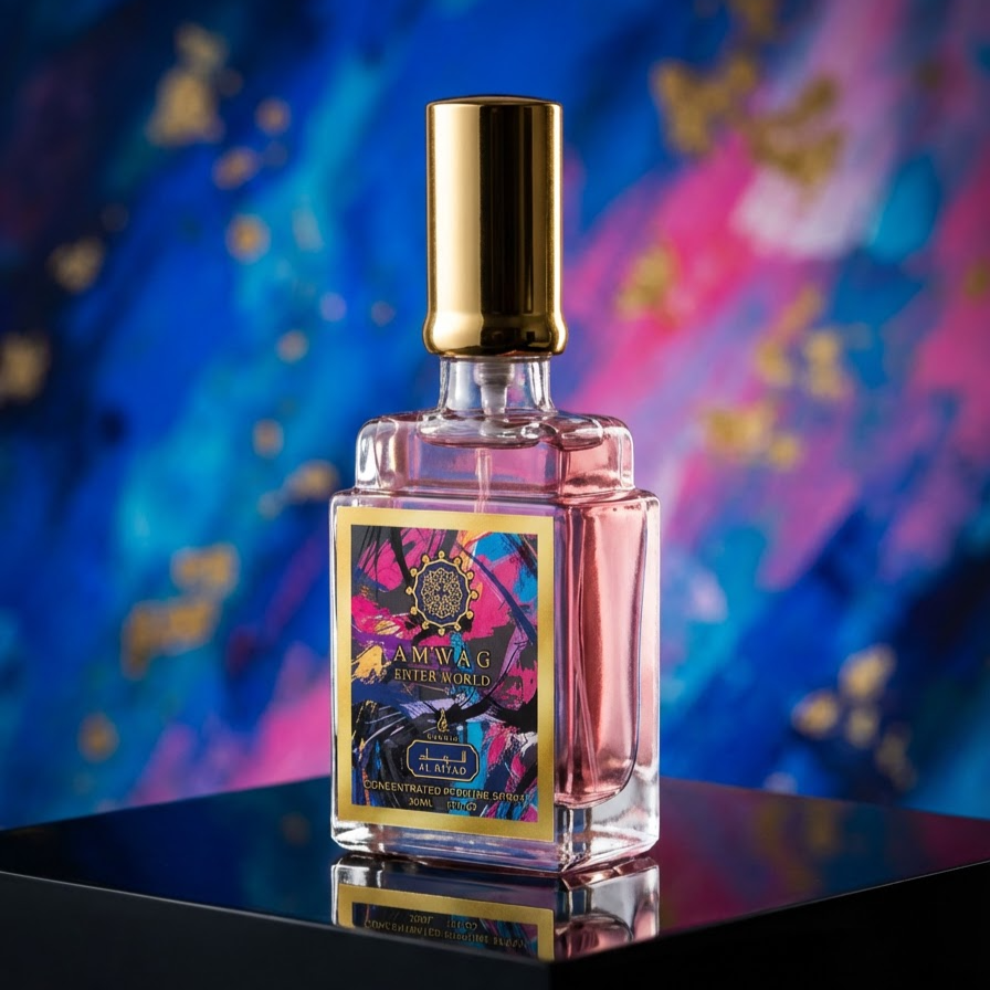 30 ml Eau de Perfume Amwaj Enter World cu Arome Picante de Iasomie pentru Femei 5 