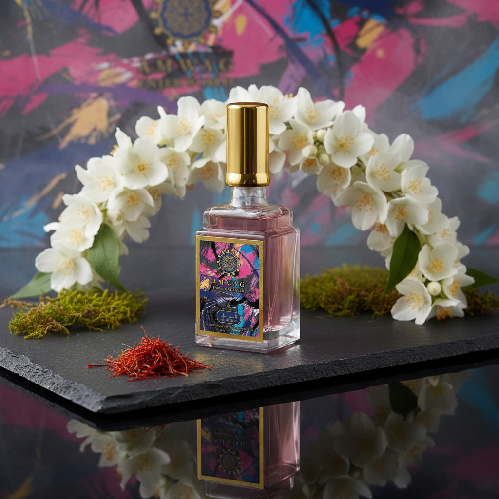 30 ml Eau de Perfume Amwaj Enter World cu Arome Picante de Iasomie pentru Femei 8 