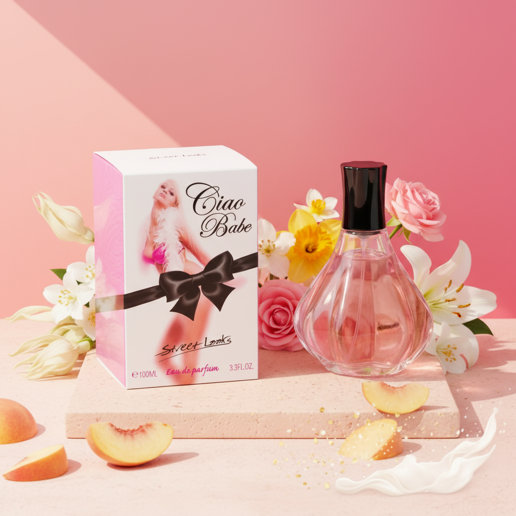 100 ml Parfum EDP "CIAO BABE" cu Arome Fructat-Florale pentru Femei