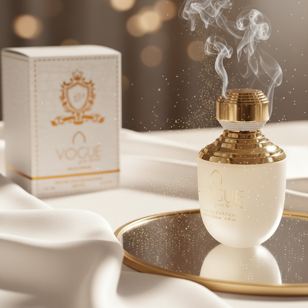 100 ml Parfum EDP VOGUE cu Arome Fructat-Florale și Mosc pentru Femei 4 