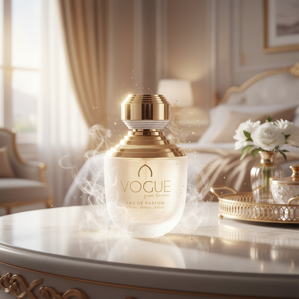 100 ml Parfum EDP VOGUE cu Arome Fructat-Florale și Mosc pentru Femei 5 