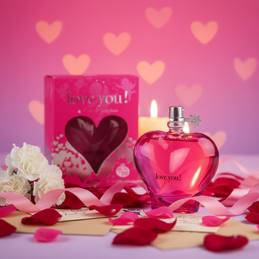 100 ml Parfum EDP ""Love You Pink"" cu Arome Fructat-Citrate pentru Femei 1 