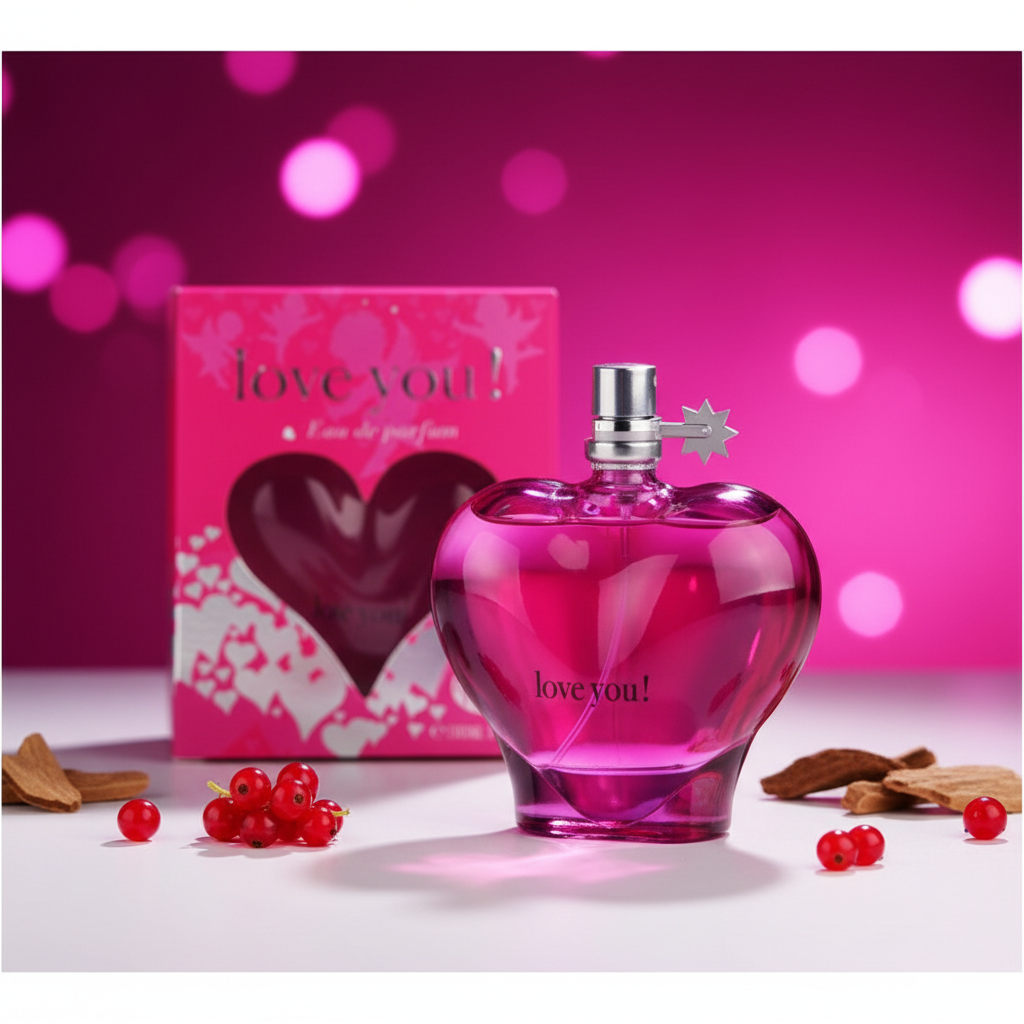 100 ml Parfum EDP ""Love You Pink"" cu Arome Fructat-Citrate pentru Femei 4 