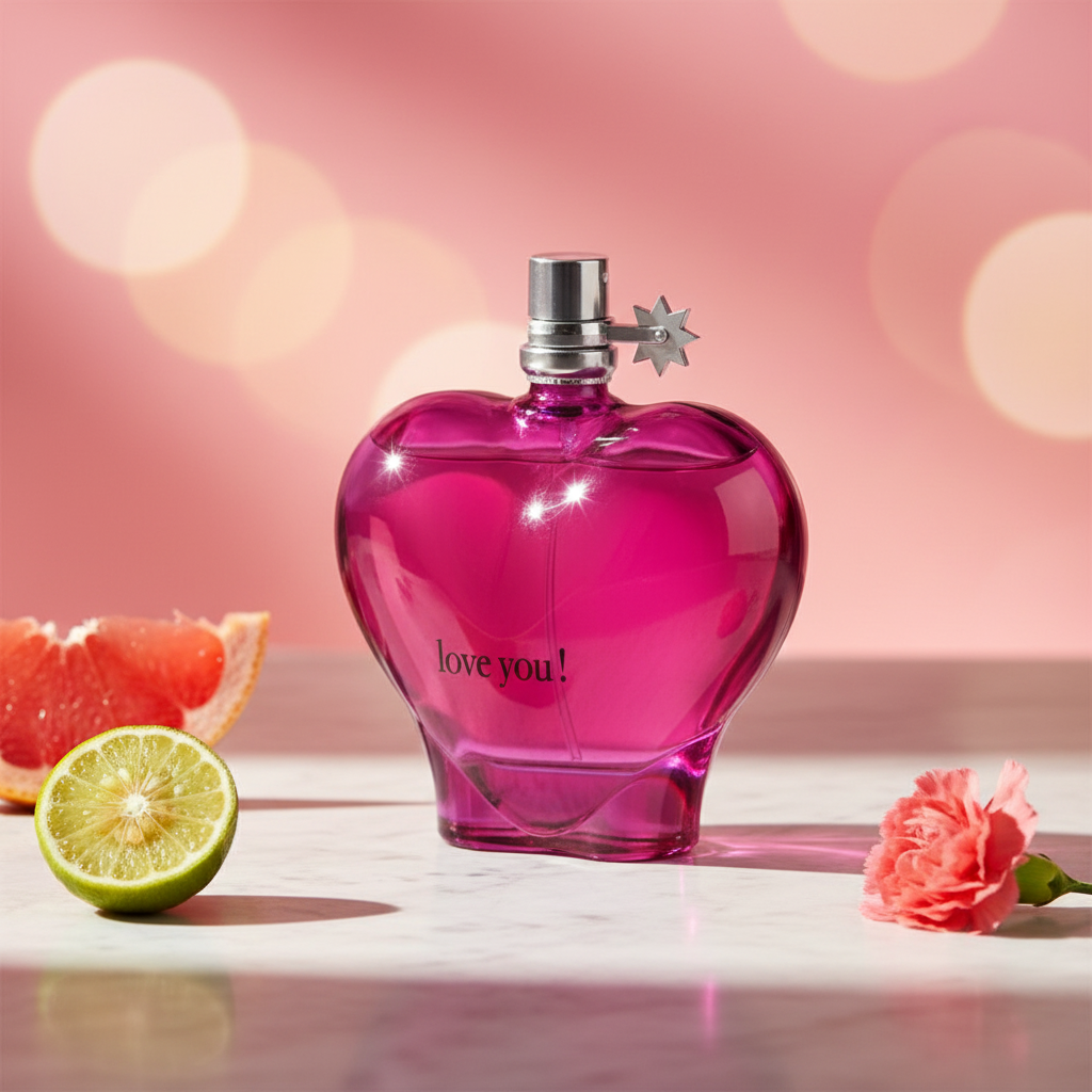 100 ml Parfum EDP ""Love You Pink"" cu Arome Fructat-Citrate pentru Femei