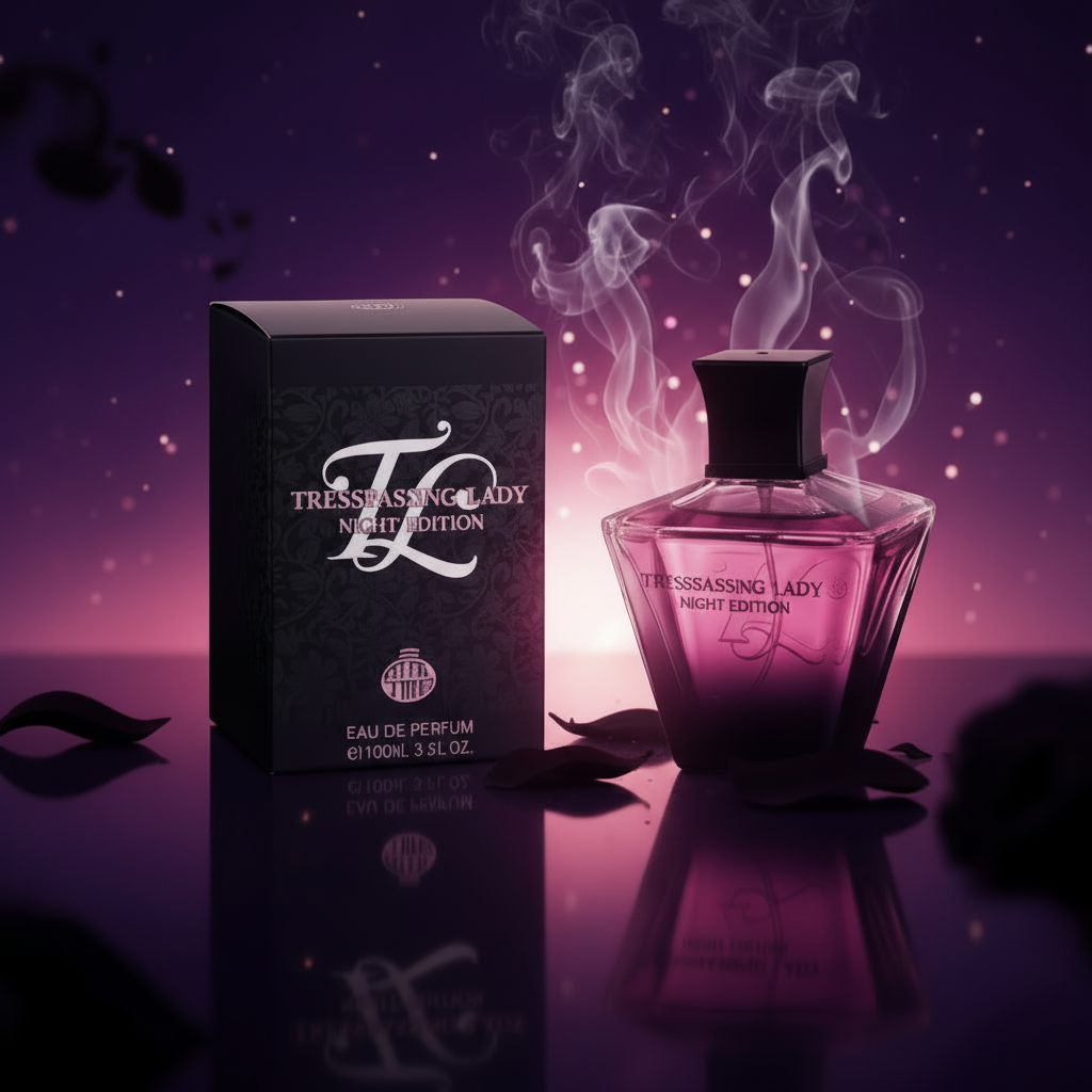 100 ml Parfum EDP ""Trespassing Lady Night Edition"" cu Arome Floral-Picante pentru Femei 1 