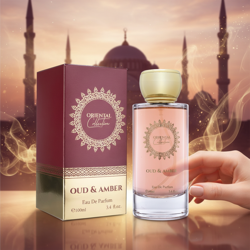 100 ml EDP OUD & AMBER cu Arome Dulci Unice, Elegante de Oud Unisex