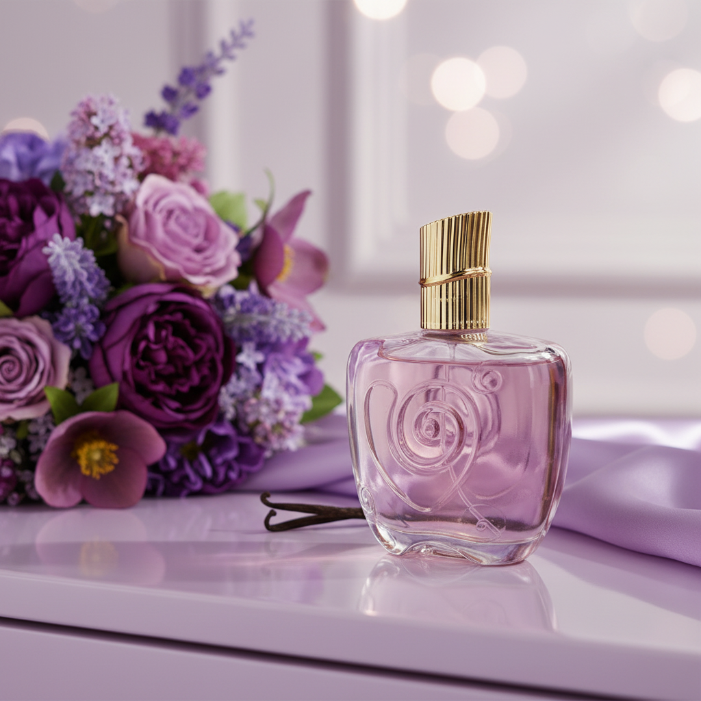 100 ml EDP LEAVE MY LOVER PURPLE, cu arome oriental - vanilate pentru Femei 5 