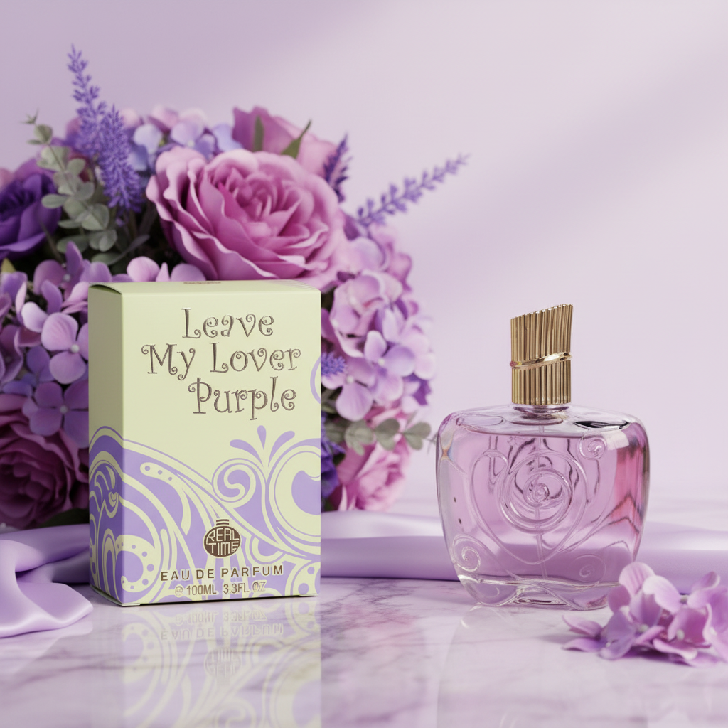 100 ml EDP LEAVE MY LOVER PURPLE, cu arome oriental - vanilate pentru Femei 6 