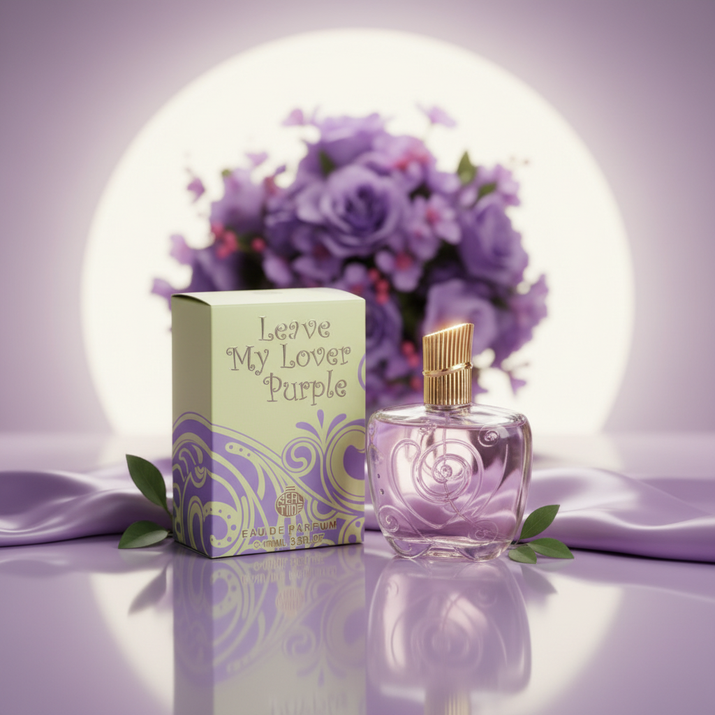 100 ml EDP LEAVE MY LOVER PURPLE, cu arome oriental - vanilate pentru Femei 1 