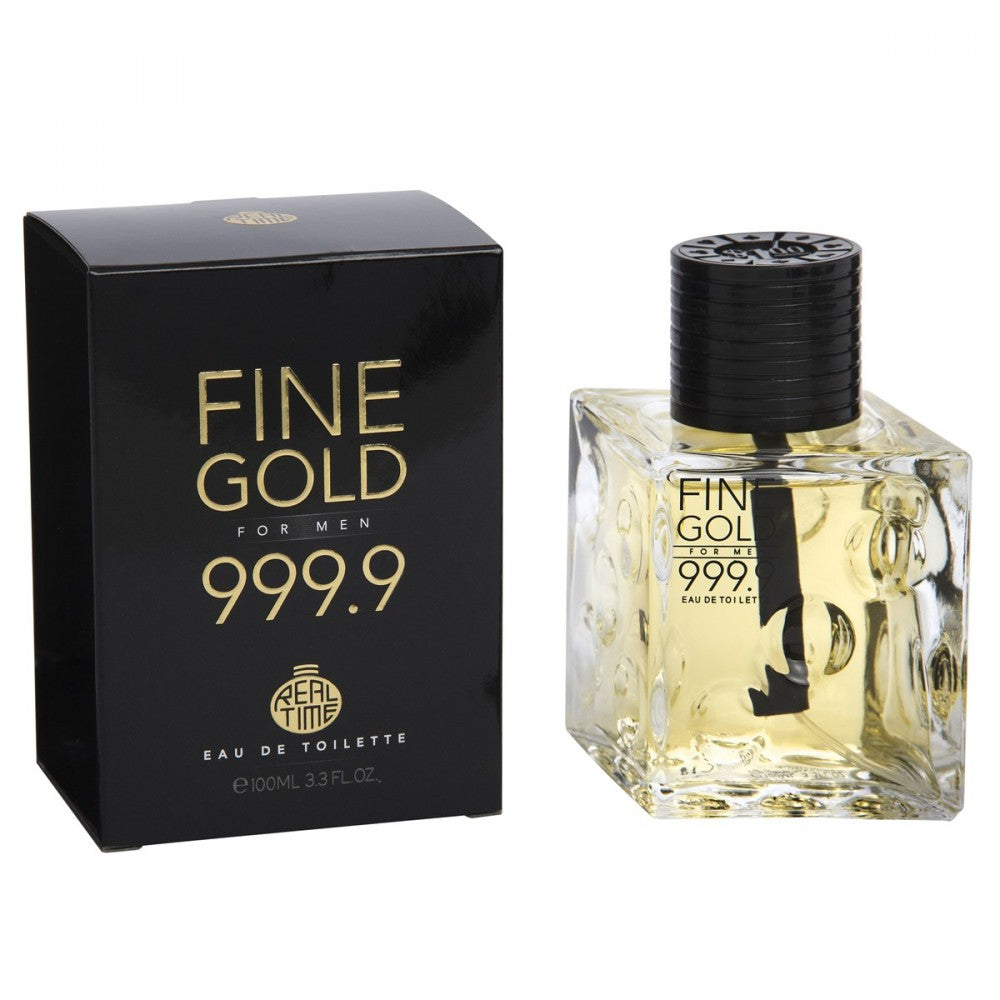 100ml Eau de Toilette "Fine Gold" cu Arome Lemnoase pentru Bărbați 1 