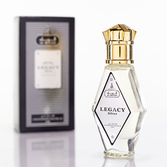 Ulei de parfum 20ml "Legacy Silver" – cu arome lemnoase, unisex