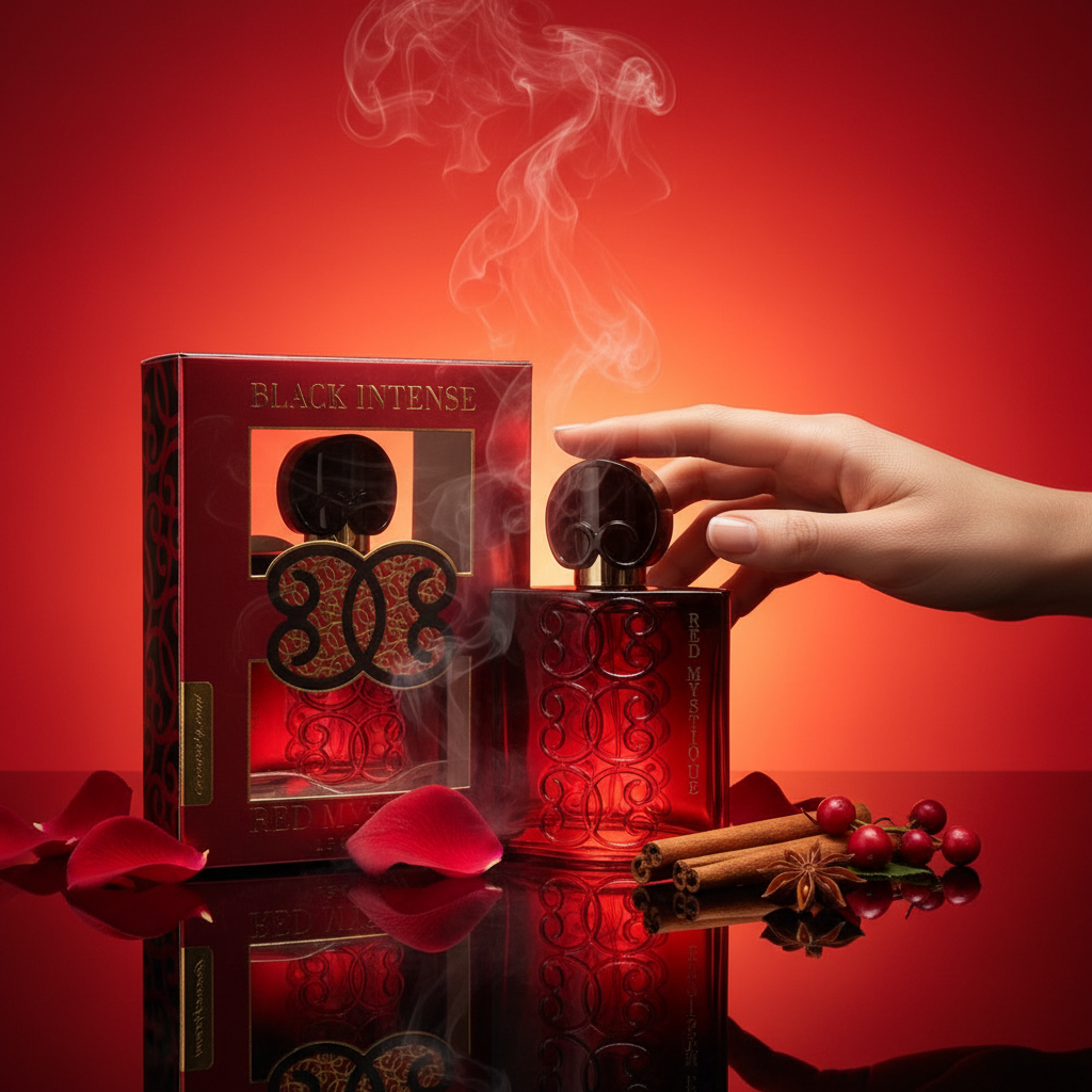 EDP 100ml "Black Intense Red Mystique" - arome floral-fructate