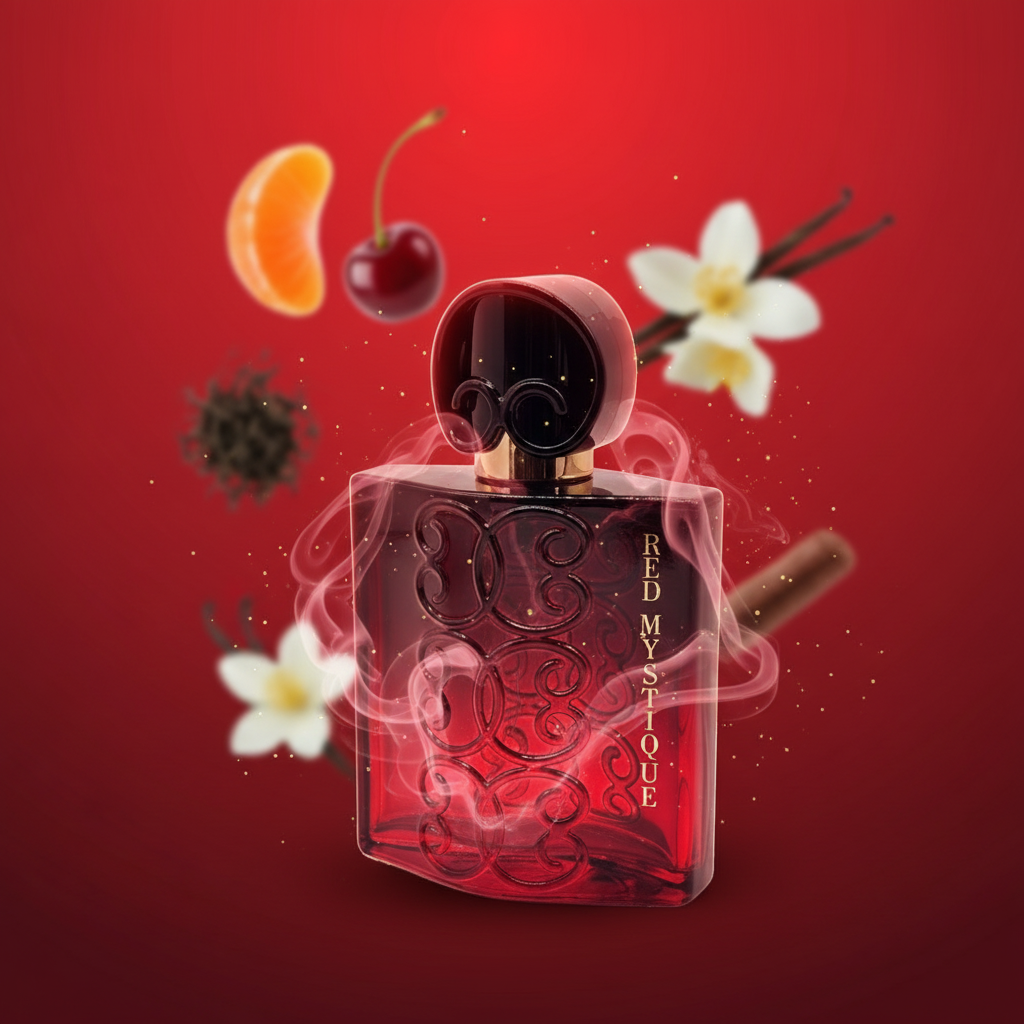 EDP 100ml "Black Intense Red Mystique" - arome floral-fructate