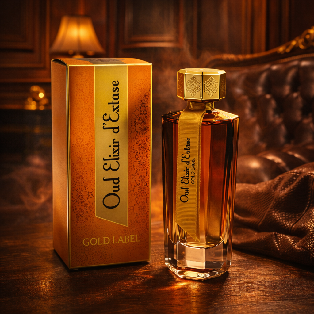 EDP 100ml "Oud Elixir d’Extase Gold Label" – arome lemnos-chypre