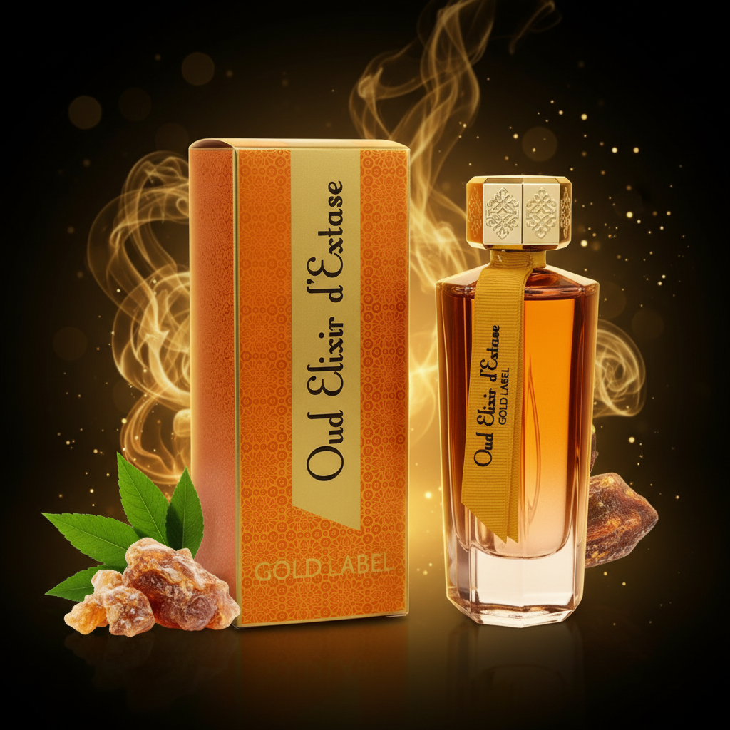 EDP 100ml "Oud Elixir d’Extase Gold Label" – arome lemnos-chypre 5 