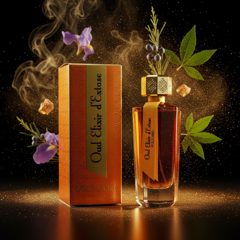 EDP 100ml "Oud Elixir d’Extase Gold Label" – arome lemnos-chypre 6 